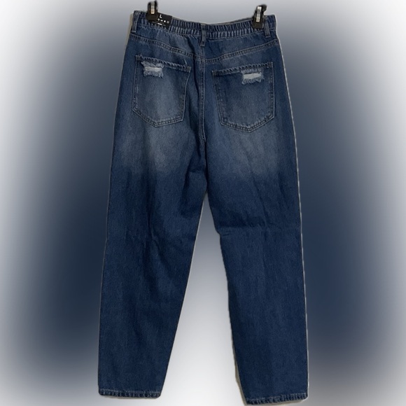 NWT Fashion Nova Beyond Repair Straight Leg Jeans - Picture 2 of 13